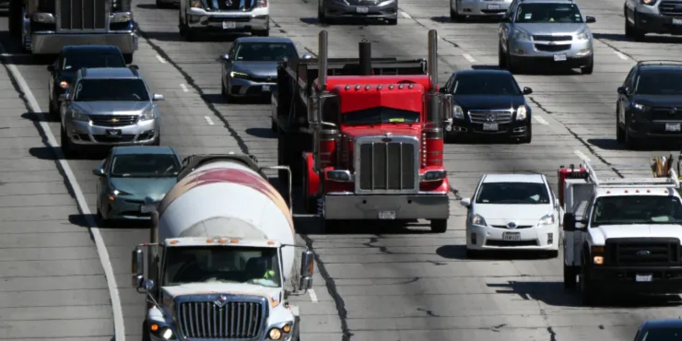 vehicles on highway