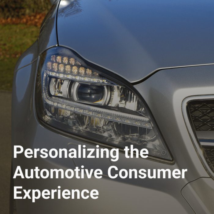 Personalizing the Automotive Consumer Experience