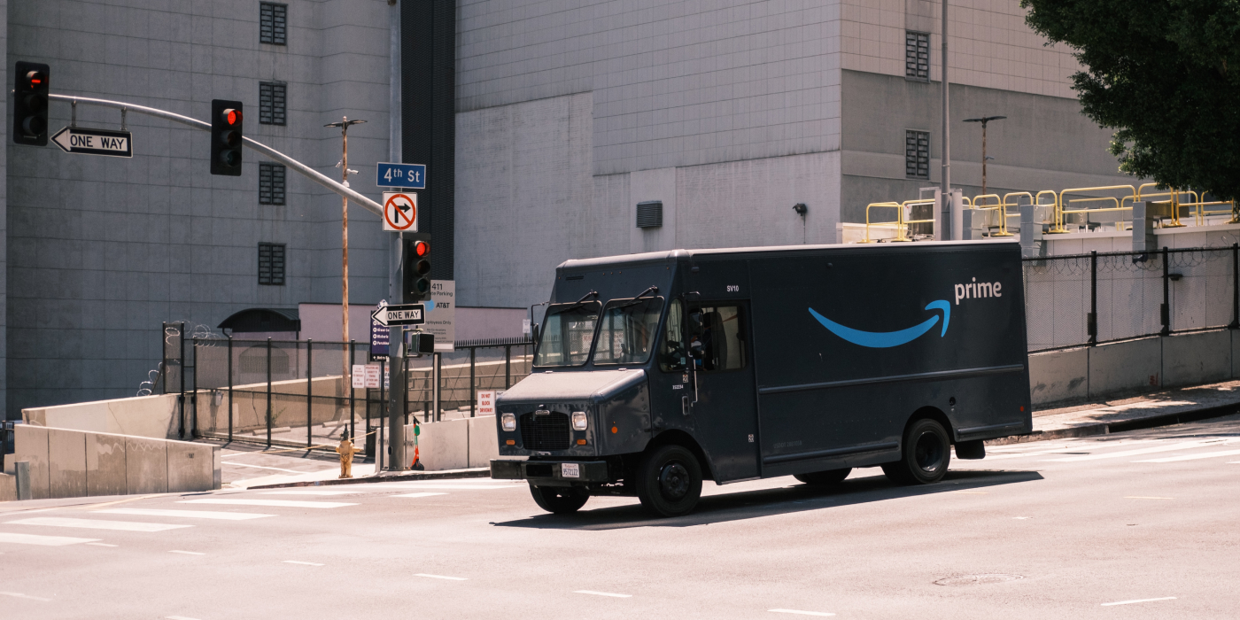 amazon delivery truck