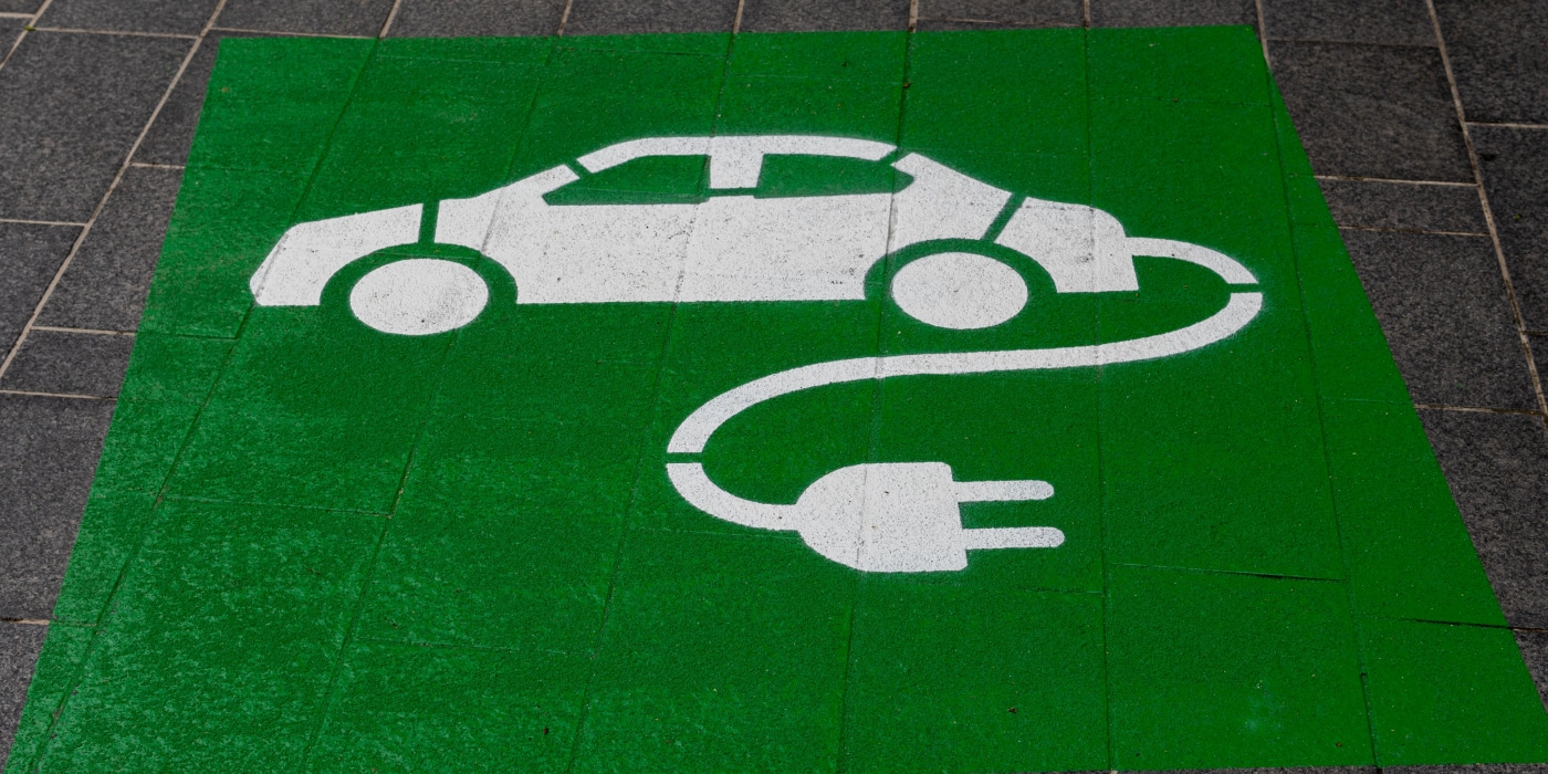 electric car sign