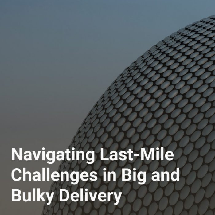 Navigating Last-Mile Challenges in Big and Bulky Delivery