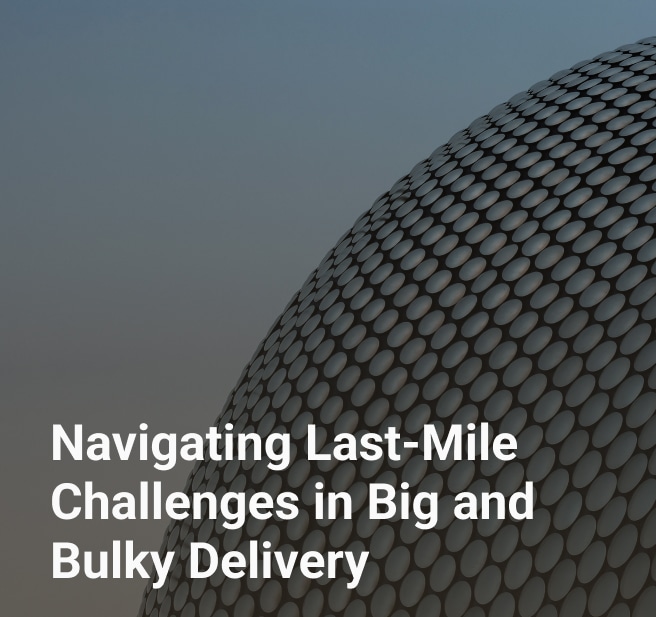 Navigating Last-Mile Challenges in Big and Bulky Delivery