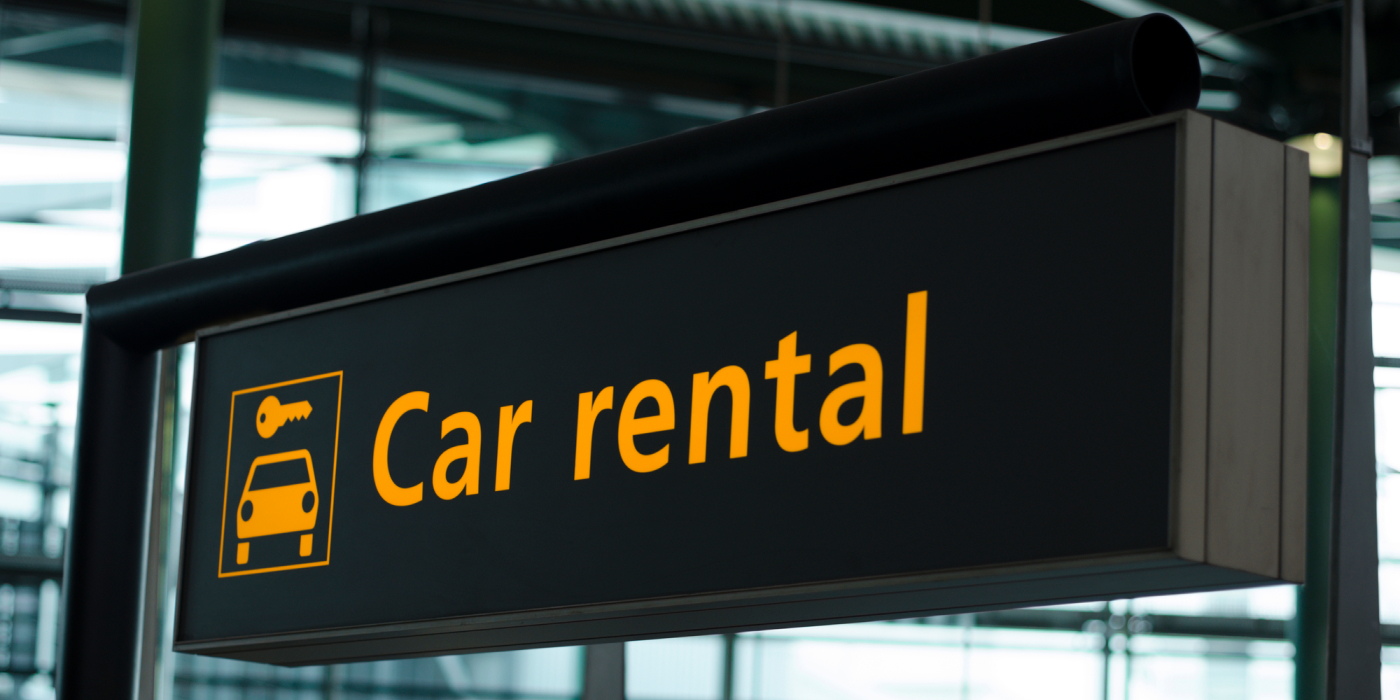 car rental counter