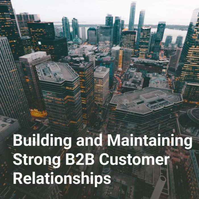 Building and Maintaining Strong B2B Customer Relationships