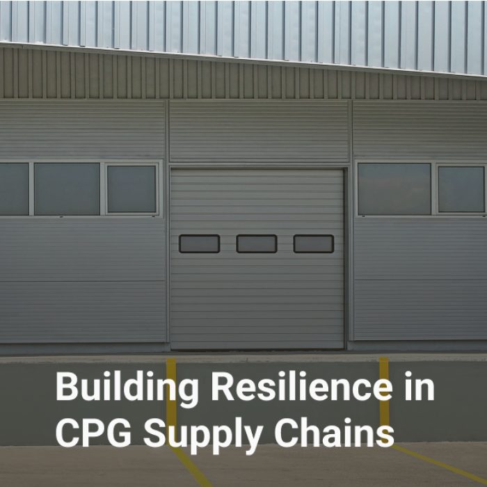 building resilience in cpg supply chains