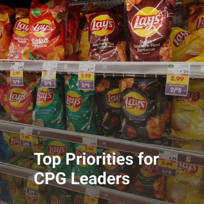 top priorities for cpg leaders