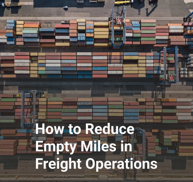 how to reduce empty miles in freight operations
