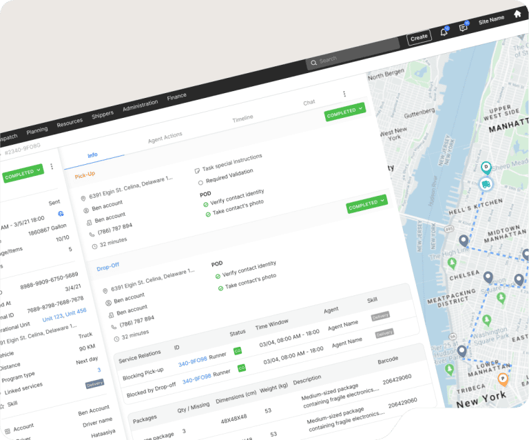 Delivery & Route History