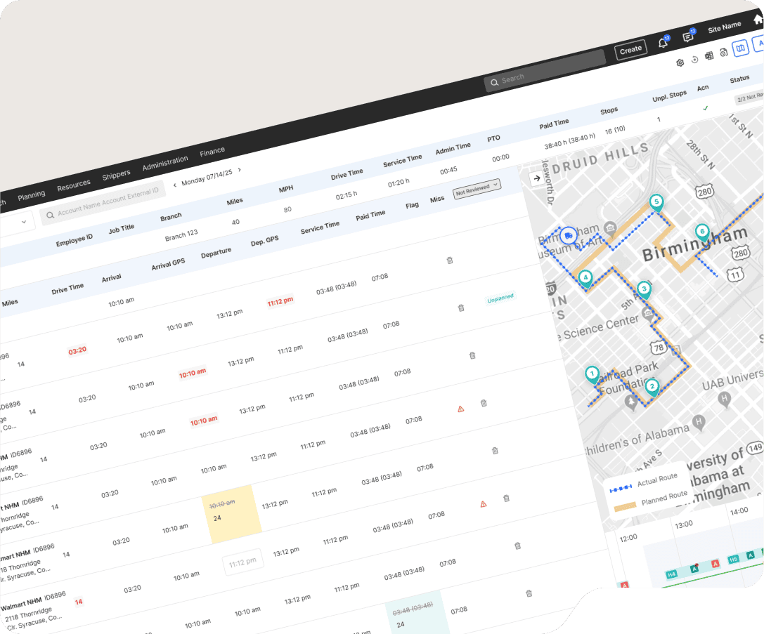 On-Time Performance Tracking