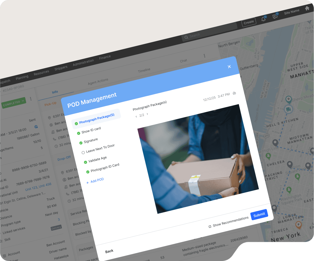 Proof of Delivery Capture