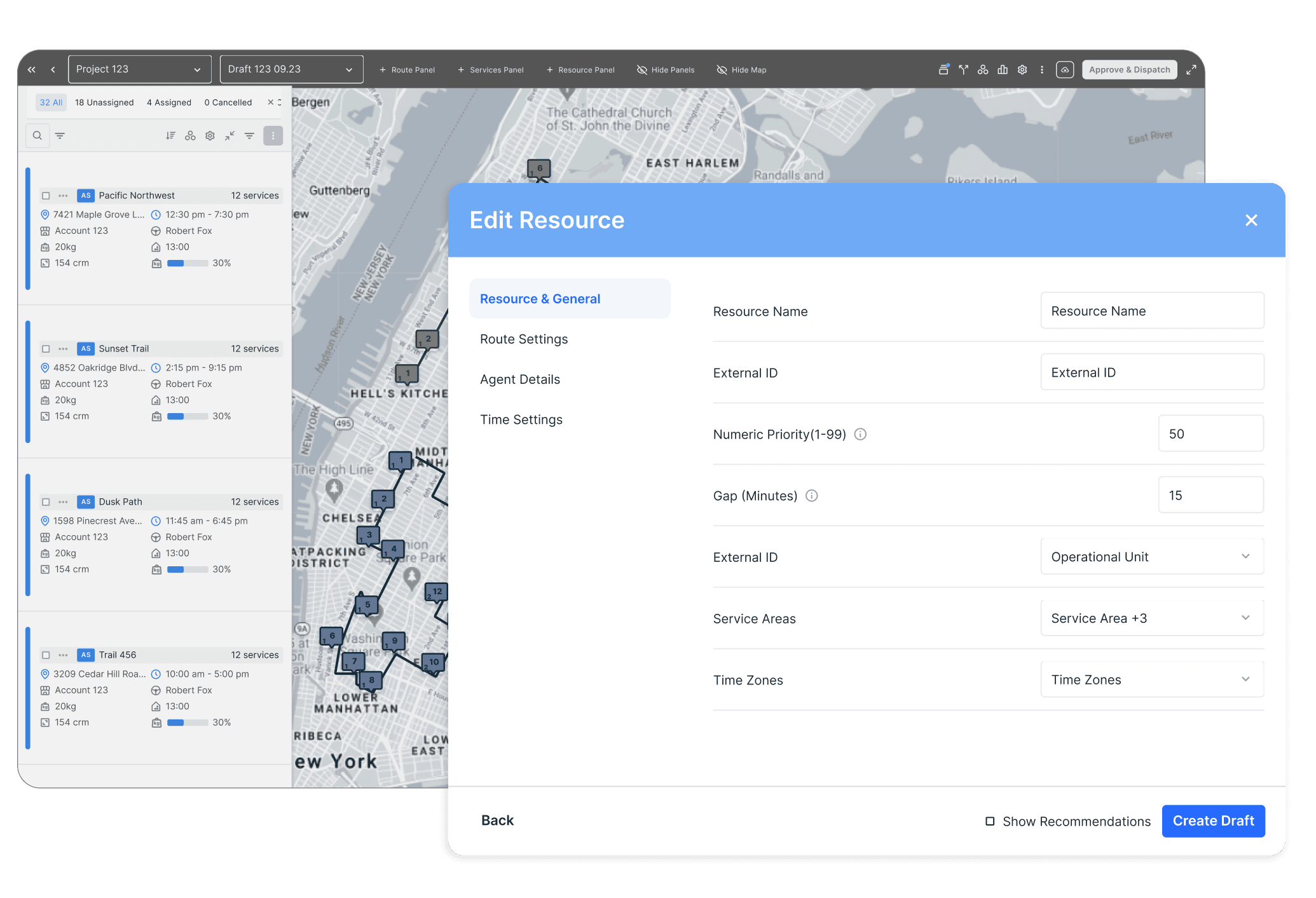 Vehicle & Resource Capacity Planning