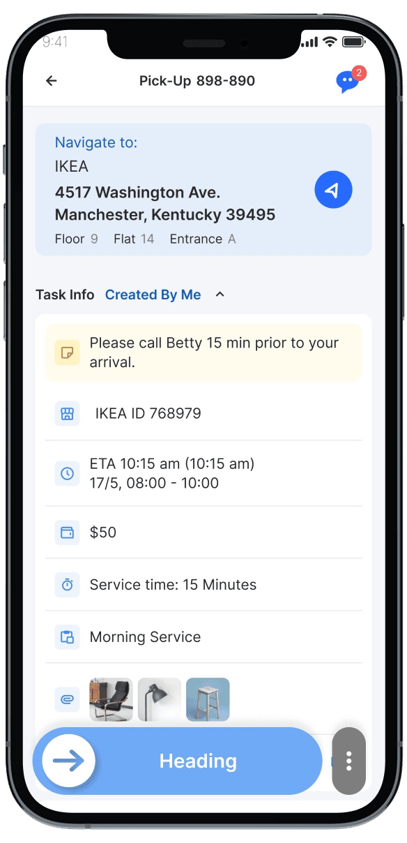 Arrival, Departure & On-Site Time Tracking