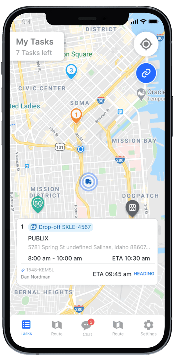 Driver Mobile Application (iOS & Android)