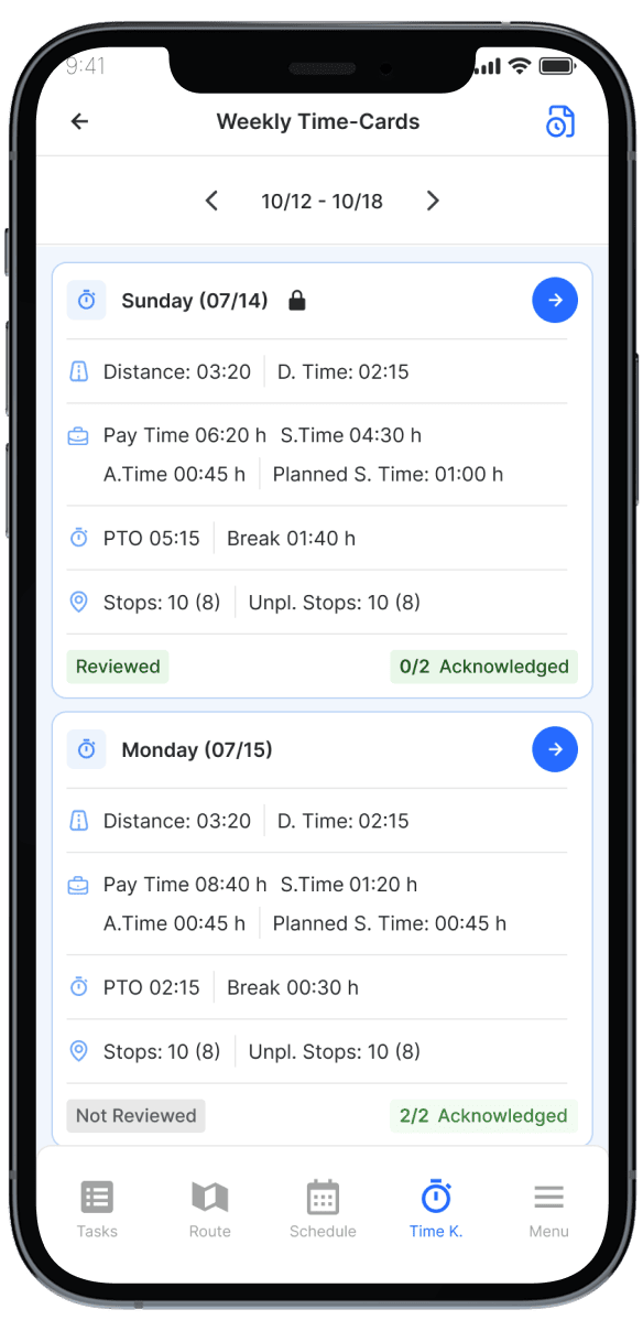 Dynamic Time Window Visibility