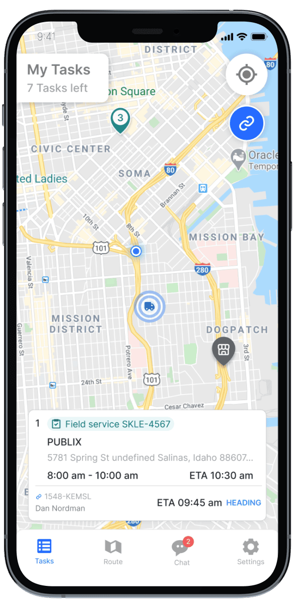 Field Service Mobile App (iOS & Android)