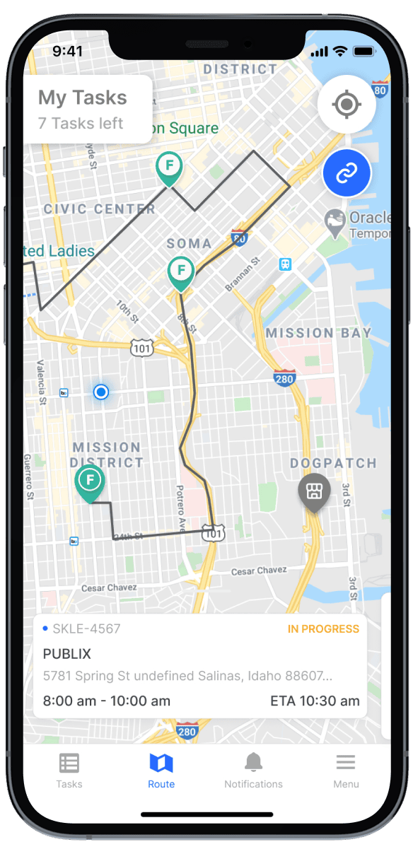 Route, Stop & Task Visibility