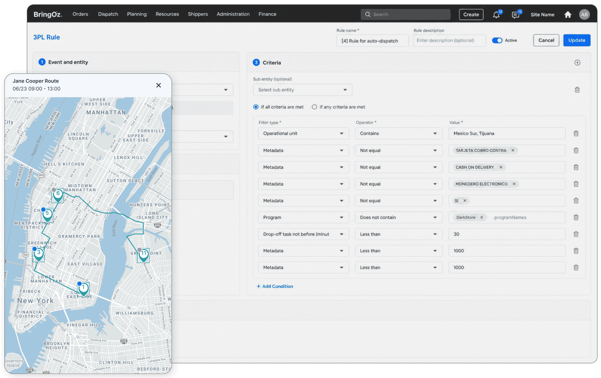 Automated Dispatch & Workflow Management