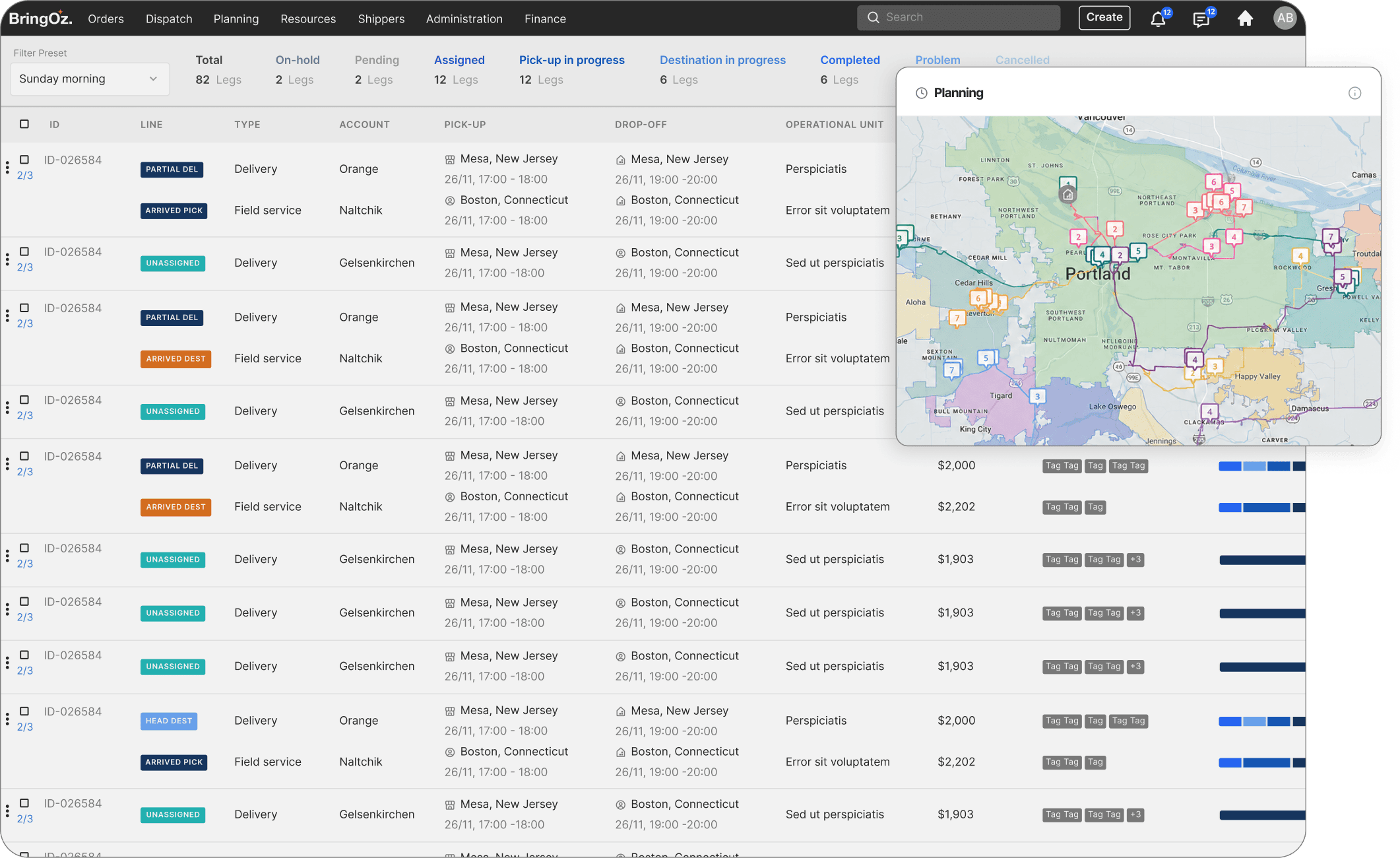 Dynamic Dispatch & Mobility Optimization