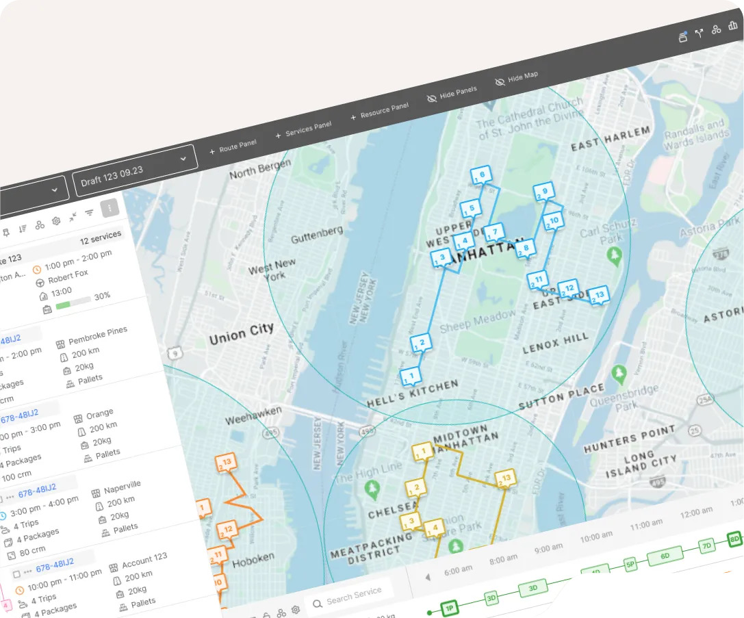 Planning, Routing and Scheduling