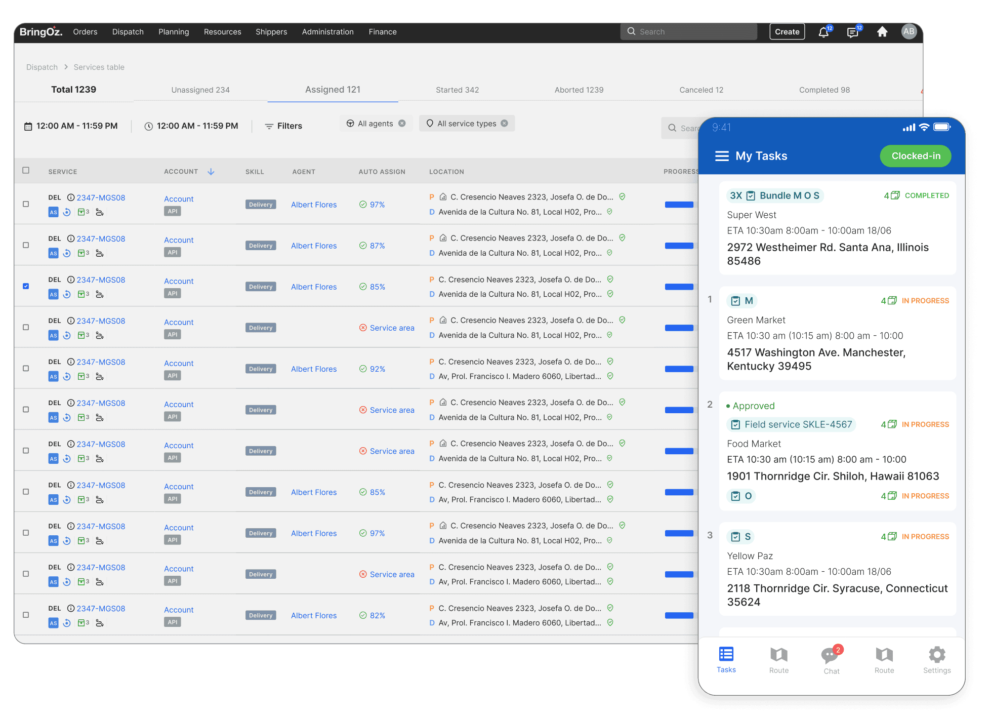 Real-Time Delivery Orchestration