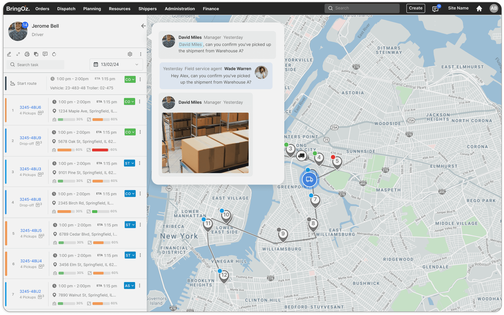 Real-Time Delivery Tracking