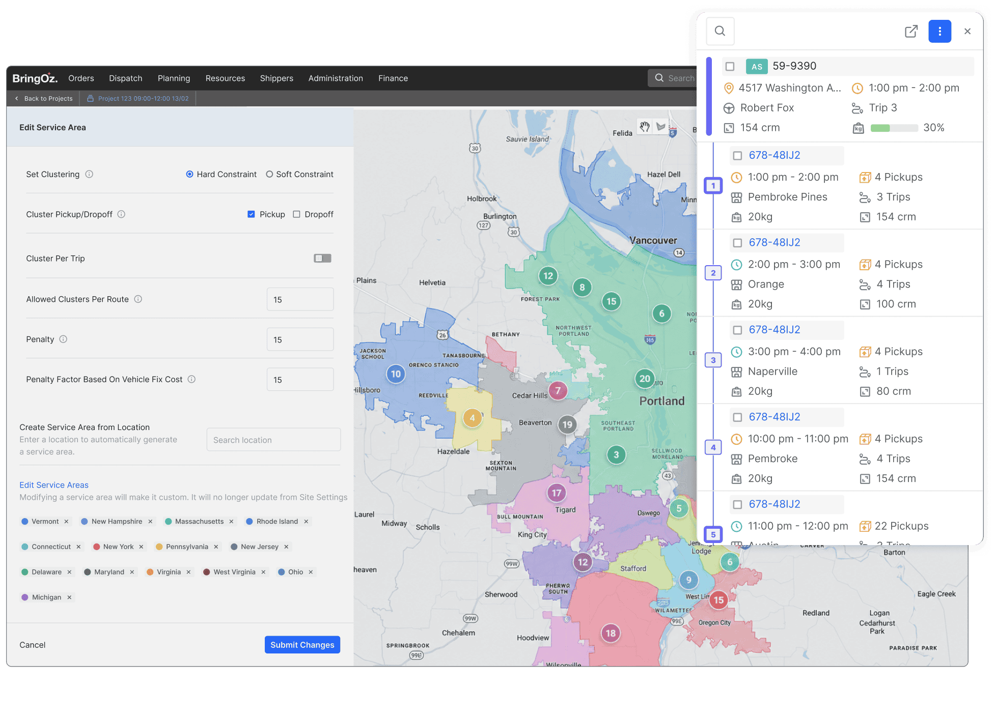 Scalable Transportation & Delivery Orchestration